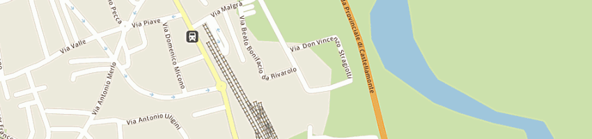 Mappa della impresa albizia sas a RIVAROLO CANAVESE