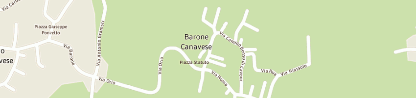 Mappa della impresa municipio a BARONE CANAVESE