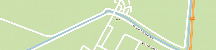 Mappa della impresa parrocchia di lova a CAMPAGNA LUPIA