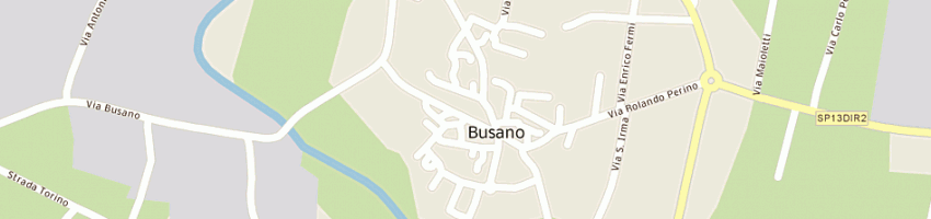 Mappa della impresa masiero silvana a BUSANO