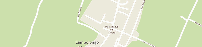 Mappa della impresa gambino giuseppe a CAMPOLONGO MAGGIORE