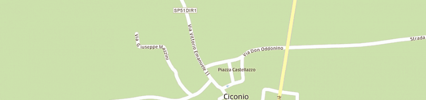 Mappa della impresa poste italiane a CICONIO