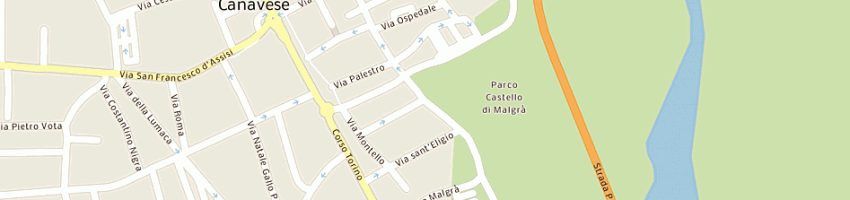 Mappa della impresa caffetteria il gallo di spano andrea a RIVAROLO CANAVESE