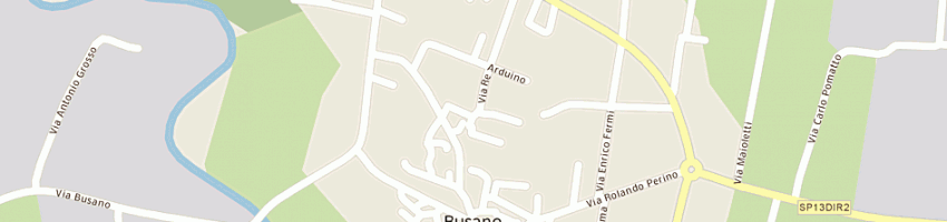 Mappa della impresa esploratore azzurro 2000 tcs a BUSANO