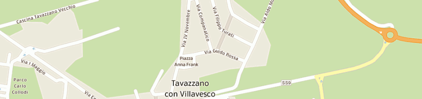 Mappa della impresa mtm srl a TAVAZZANO CON VILLAVESCO