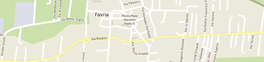 Mappa della impresa autoscuola favria a FAVRIA
