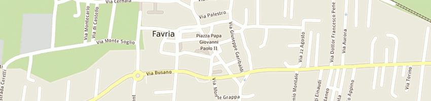 Mappa della impresa bar italia a FAVRIA