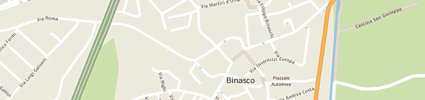 Mappa della impresa sisti giuseppe a BINASCO