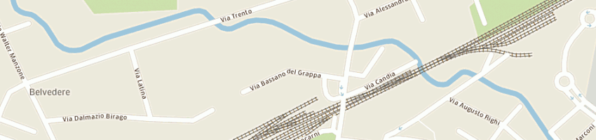 Mappa della impresa falegnameria piemontese a VERCELLI