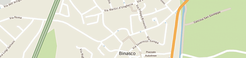 Mappa della impresa ellevitremme srl a BINASCO