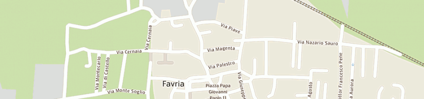 Mappa della impresa gabella danila a FAVRIA