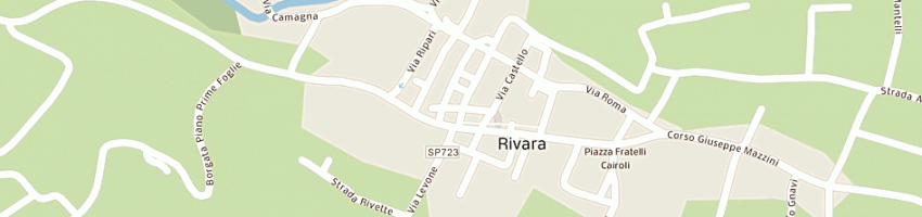 Mappa della impresa bersano andrea a RIVARA