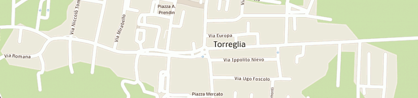 Mappa della impresa ostelli cesarino a TORREGLIA