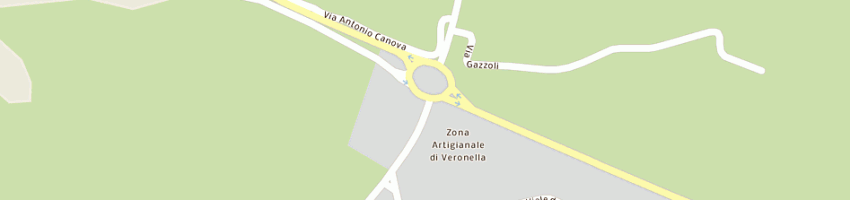 Mappa della impresa carrozzeria rossin fratelli di rossin galdino e c (snc) a VERONELLA