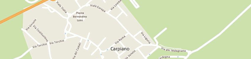 Mappa della impresa as carpianese a CARPIANO