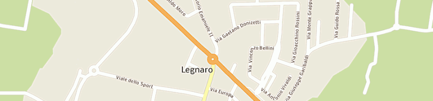 Mappa della impresa pizzeria da leo di grigolo leonardo a LEGNARO