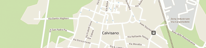 Mappa della impresa porrini giovanni a CALVISANO