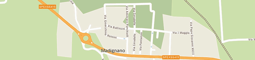 Mappa della impresa mi - fra di mirandi e franceschini (snc) a MADIGNANO