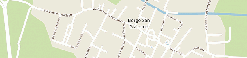 Mappa della impresa zooagricola dell'oglio srl a BORGO SAN GIACOMO