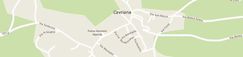 Mappa della impresa municipio a CAVRIANA
