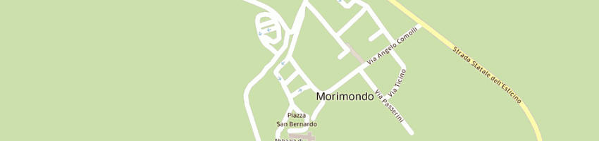 Mappa della impresa della commenda srl a MORIMONDO