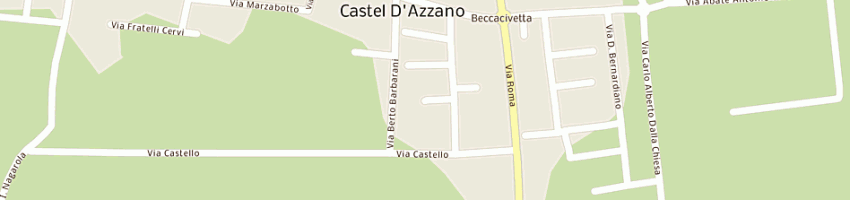 Mappa della impresa padovani luca a CASTEL D AZZANO