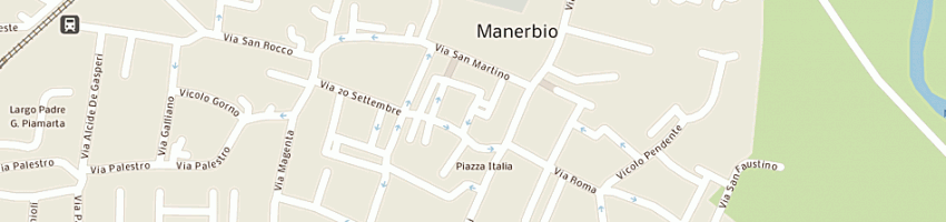 Mappa della impresa caliaro giovanni a MANERBIO