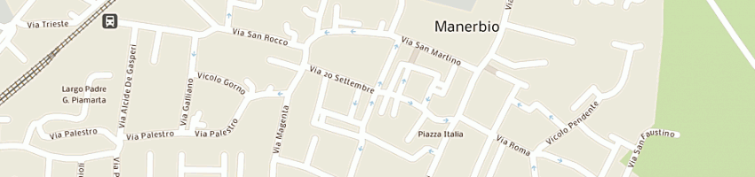 Mappa della impresa montanini gianluigi a MANERBIO