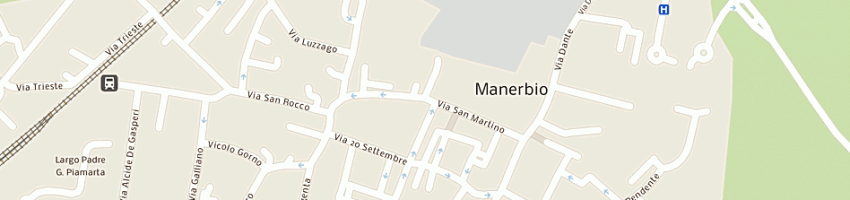 Mappa della impresa barbieri alessandro e c (sas) a MANERBIO