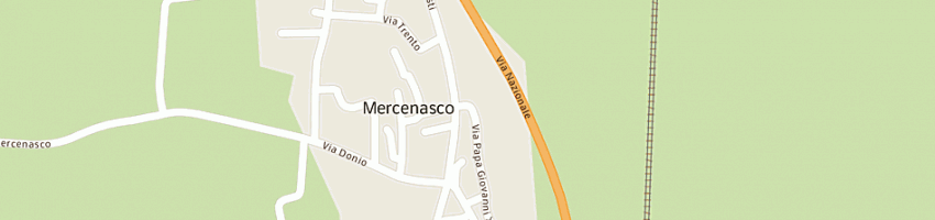 Mappa della impresa municipio a MERCENASCO