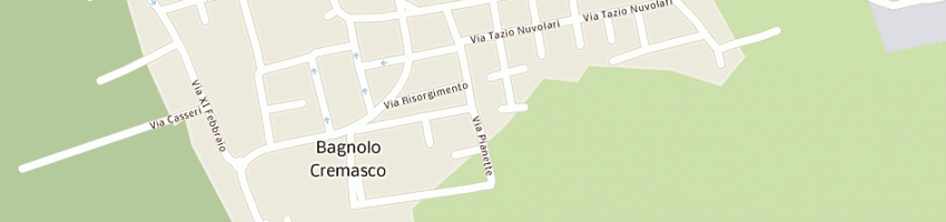 Mappa della impresa delli paoli giuseppe a BAGNOLO CREMASCO