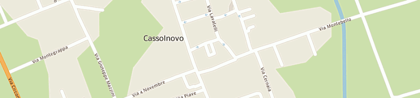 Mappa della impresa rapisarda giuseppe a CASSOLNOVO