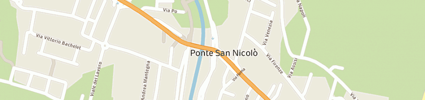 Mappa della impresa fornasiero emilio e c snc a PONTE SAN NICOLO 