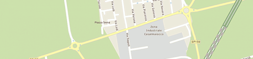 Mappa della impresa cm catenificio milanese srl a CASALMAIOCCO