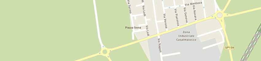 Mappa della impresa pizza in piazza sas di vincenzo pica e c a CASALMAIOCCO