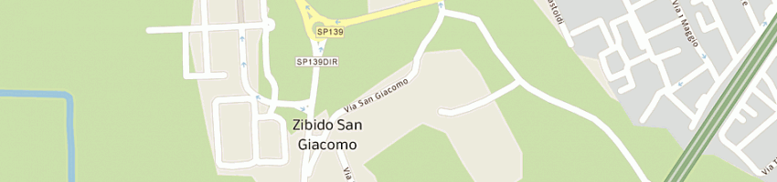 Mappa della impresa tessera a ZIBIDO SAN GIACOMO