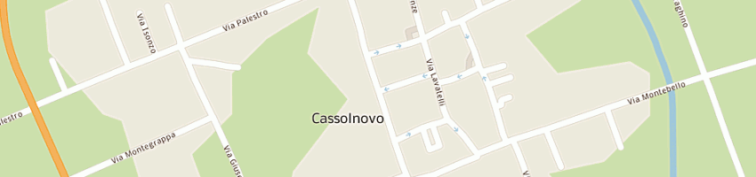 Mappa della impresa bettio marino e c (snc) a CASSOLNOVO