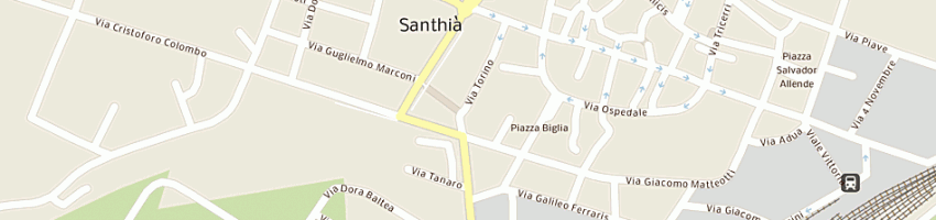 Mappa della impresa liceo musicale citta' di santhia' a SANTHIA 