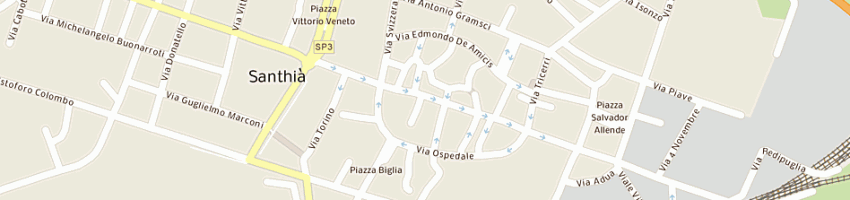 Mappa della impresa il punto ufficio di paste' lorenzino a SANTHIA 