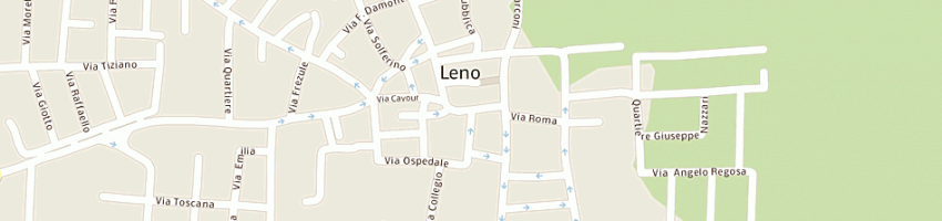 Mappa della impresa municipio a LENO