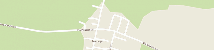 Mappa della impresa pub la piazzetta a CALVISANO