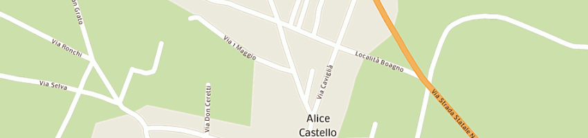 Mappa della impresa csg srl a ALICE CASTELLO