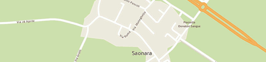 Mappa della impresa municipio a SAONARA