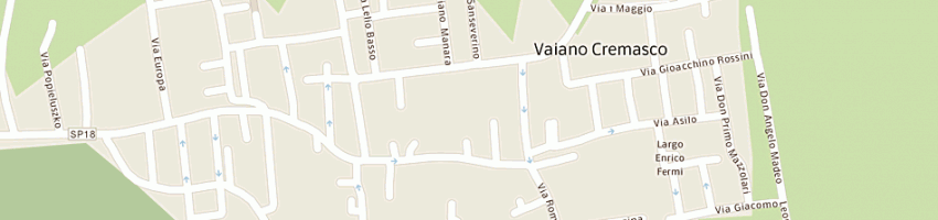 Mappa della impresa idrosanitaria di giuseppe chiari e figli snc a VAIANO CREMASCO
