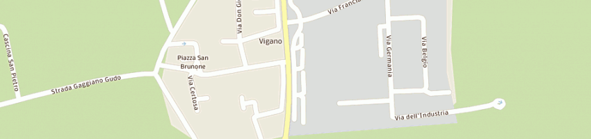 Mappa della impresa centro infissi a GAGGIANO