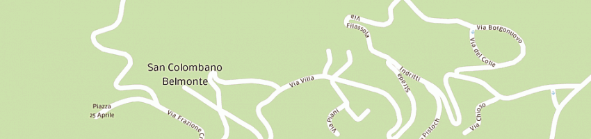 Mappa della impresa legnami crosetto e c (snc) a SAN COLOMBANO BELMONTE
