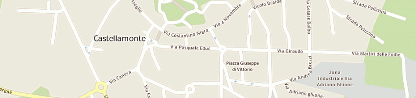 Mappa della impresa nencini floriano a CASTELLAMONTE