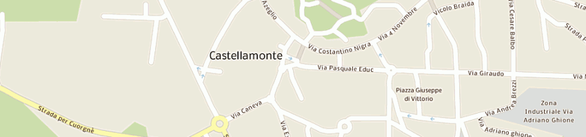 Mappa della impresa fornace conta srl a CASTELLAMONTE