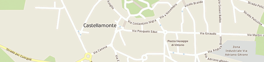 Mappa della impresa demi snc a CASTELLAMONTE