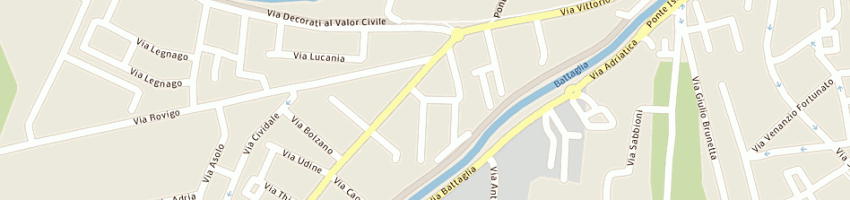 Mappa della impresa as sportlife center a PADOVA